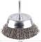 Nasadka szczotka metalowa z drutem stalowym do wierteł. Maksymalna prędkość obrotowa: 4.500 obr/min, średnica: 70 mm.