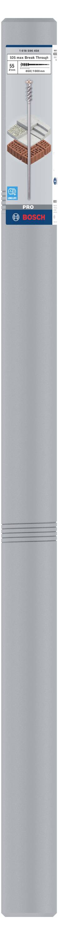 Szary teleskopowy kij w opakowaniu, odpowiedni do prac malarskich. Regulowany z wygodnym uchwytem u góry i dolnym mechanizmem blokującym.