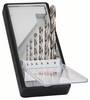 Bosch Accessories 2607010529 HSS Zestaw wierteł krętych do metalu 6 szt. 2 mm, 3 mm, 4 mm, 5 mm, 6 mm, 7 mm, 8 mm szlifowany DIN 338 uchwyt prosty 1 zest.
