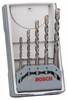 Zestaw wierteł do betonu Bosch Accessories CYL-3 2607017080 4 mm, 5 mm, 6 mm, 6 mm, 8 mm 1 zest.