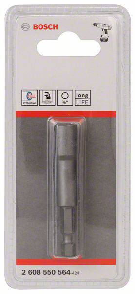 Opakowanie z magnetycznym kluczem wtykowym firmy Bosch, odpowiednim dla rozmiaru 9/16 cala, wyróżniającym się trwałością.