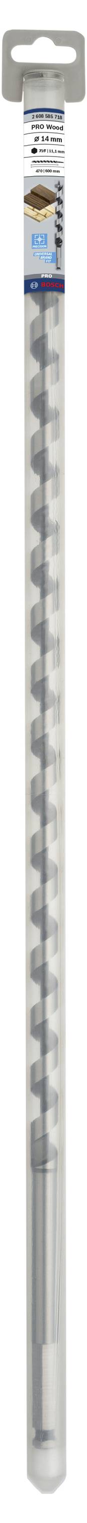 Wiertło spiralne z tlenkiem tytanu, odpowiednie do betonu, kamienia i cegły, średnica 14 mm, z trzpieniem walcowym. Idealne do wiertarek udarowych.