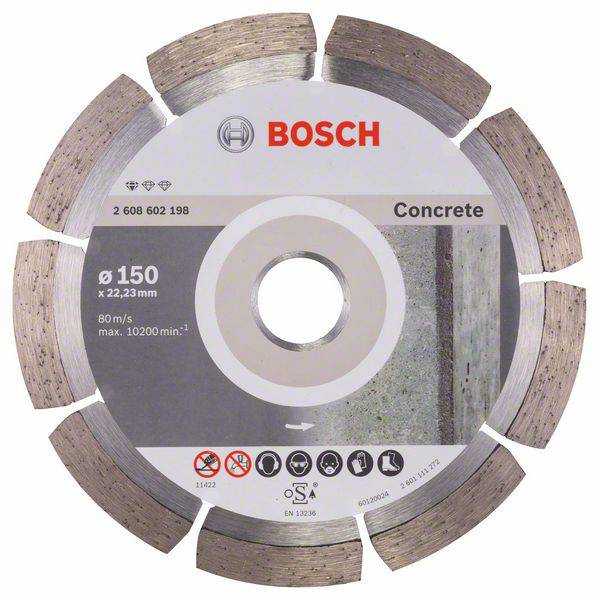 Аксесуари Bosch 2608602198 Алмазний відрізний диск Bosch Power Tools Діаметр 150 мм 1 шт.