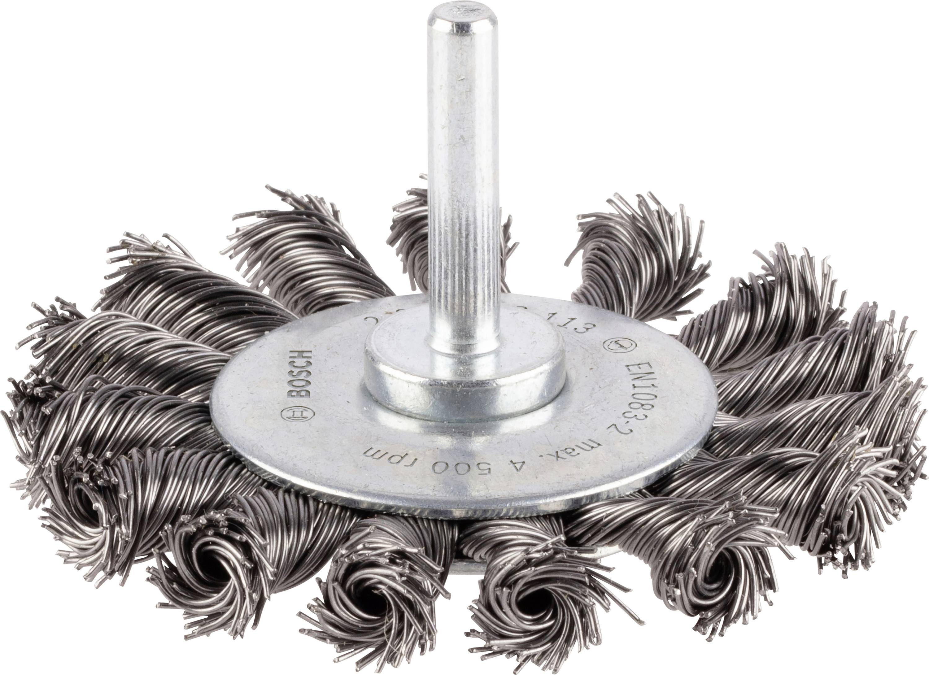 Дискова щітка, 75 мм, 0,5 мм, 4500 об/хв, 13 мм Аксесуари Bosch Н/Д Н/Д хвостовик Ø 6 мм 2608622113 1 шт. Аксесуари Bosch Н/Д Н/Д 