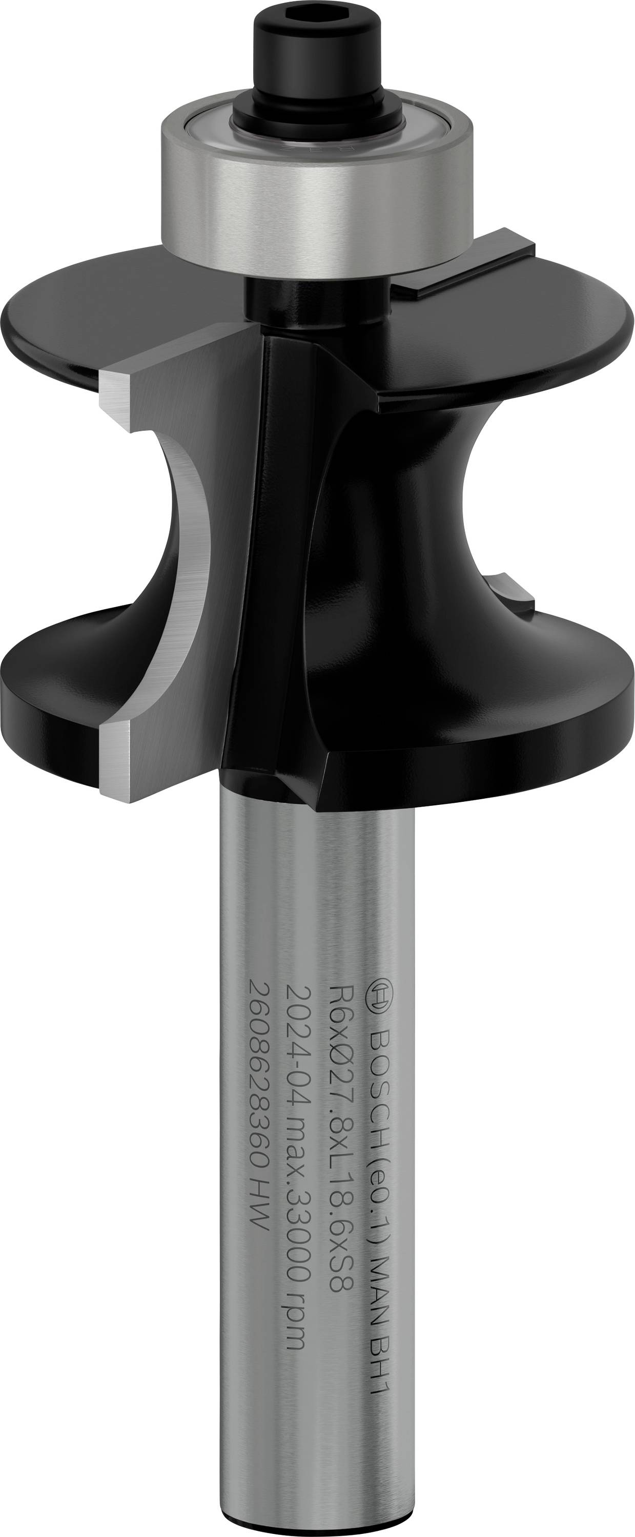 Frezarka z kulowym łożyskowaniem prowadnicy i ostrymi ostrzami do obróbki drewna, odpowiednia do frezowania profili i krawędzi.