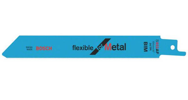 Brzeszczot do piły szablastej S 922 AF, Flexible for metal, zestaw 2 szt. Bosch Accessories 2608656036 2 szt.