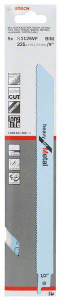 Пильне полотно для ножівки Bosch Accessories 2608657408 5 шт.