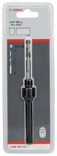 Bosch SDS plus uchwyt; wiertło ze stali szybskoskrawającej HSS-G; rozmiar 14-30 mm; w opakowaniu blistrowym; do wiertarek.