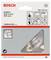 Opakowanie tarczy piły tarczowej Bosch 'PSF 22 A' do drewna i laminatu. Szczegóły: 105 x 20 mm, grubość 2,8 mm, maks. 14.500 obr./min.