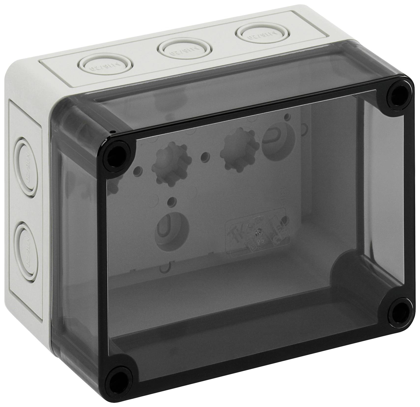 Монтажний корпус Spelsberg TK PS 1309-8-tm 10650901, полікарбонат, полістирол (EPS), 130 x 94 x 81, сіро-білий (ral 7035), 1 шт.