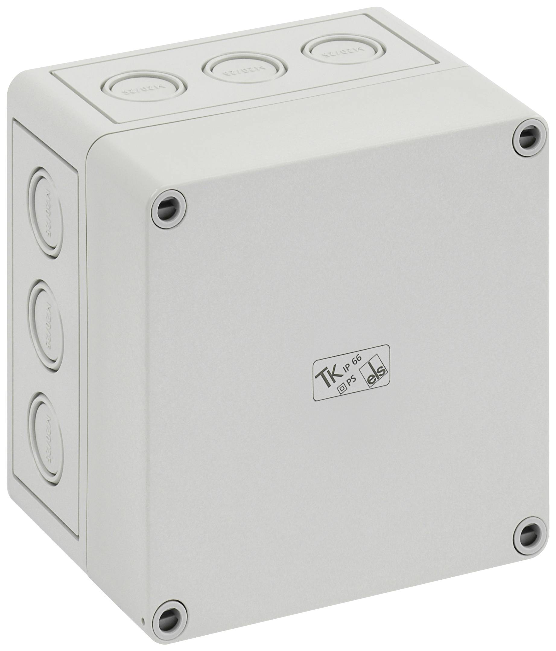 Монтажний корпус Spelsberg TK PS 1313-10-m 10590501, полістирол (EPS), 130 x 130 x 99, сіро-білий (ral 7035), 1 шт.