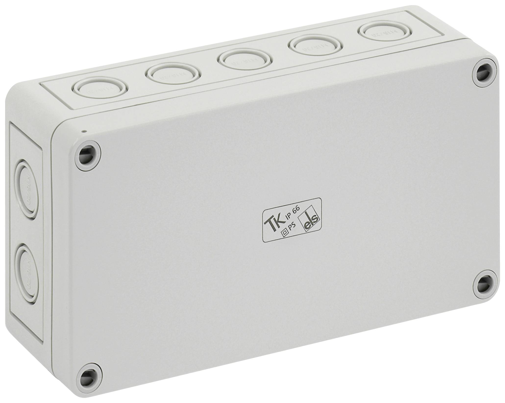 Монтажний корпус Spelsberg TK PS 1809-6-m 10541001, полістирол (EPS), 180 x 94 x 57, сіро-білий (ral 7035), 1 шт.