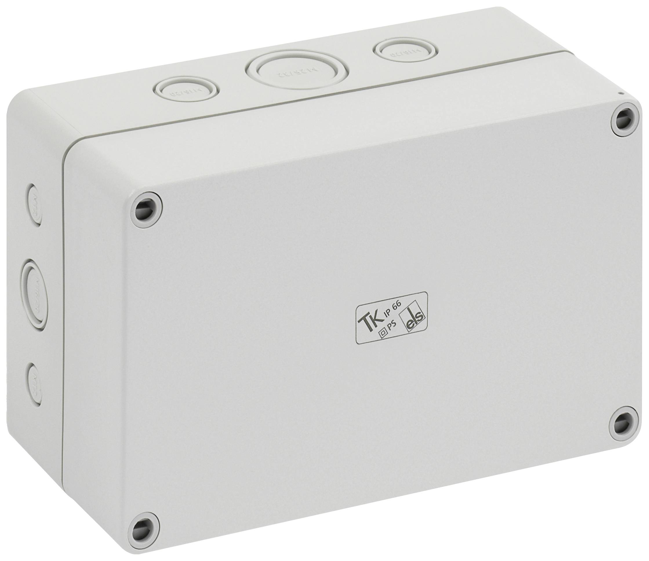 Монтажний корпус Spelsberg TK PS 1811-8f-m 10591401, полістирол (EPS), 180 x 110 x 84, сіро-білий (ral 7035), 1 шт.