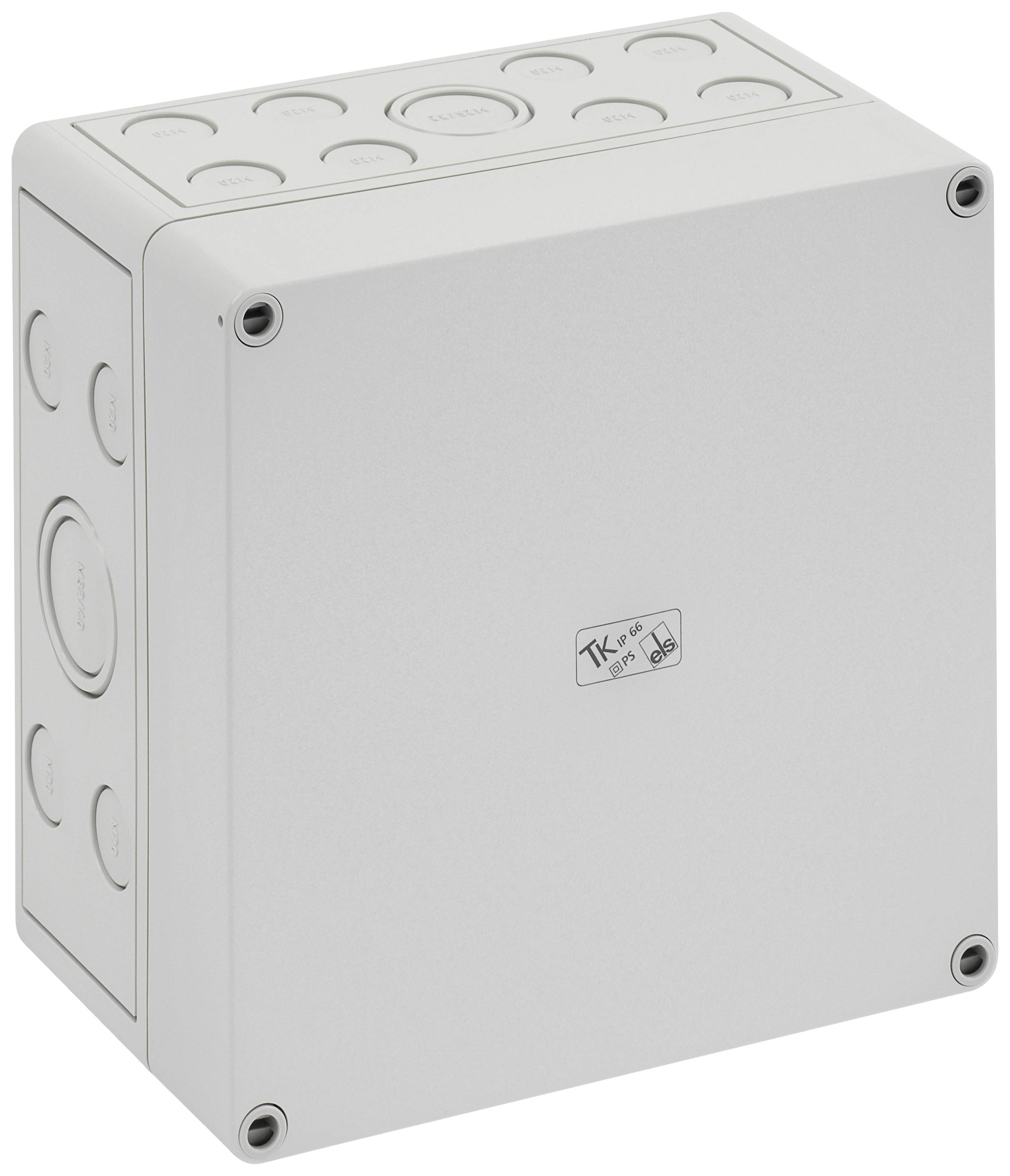 Монтажний корпус Spelsberg TK PS 1818-11-m 10590701, полістирол (EPS), 182 x 180 x 111, сіро-білий (ral 7035), 1 шт.