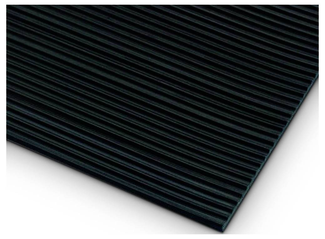 Ребристий килимок Adam Hall 85970 гумовий чорний 10000 мм Вміст: 10 м