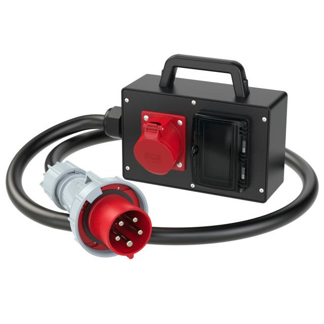 Розподільний щит PCE 9216645, 400 В, 63/32A, IP44, штекер CEE