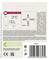 Opakowanie przedstawia przegląd produktu z wymiarami (18 mm i 104 mm) elementu elektrycznego. Zawiera wskazówki dotyczące możliwości recyklingu oraz informacje o producencie.