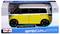 Model zabawkowy żółto-białego Volkswagena ID. Buzz w opakowaniu z napisem 'Edycja Specjalna'.