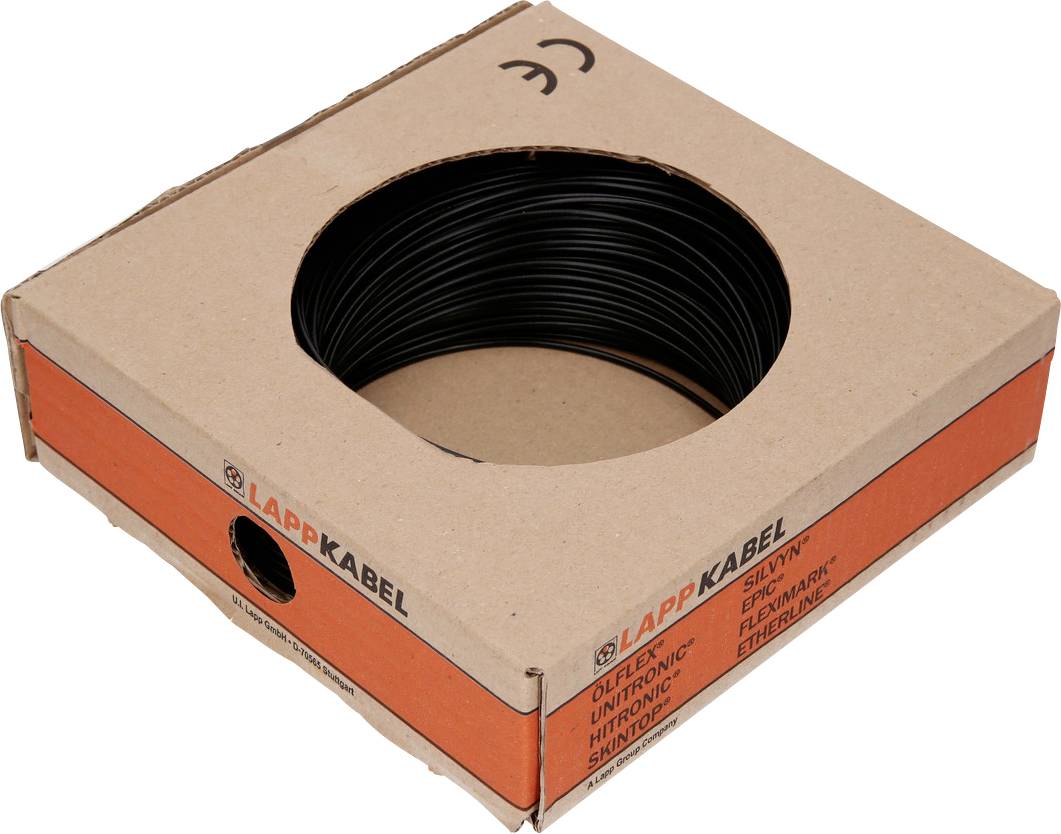 Багатожильний кабель LAPP 4510012, H05V-K, H05V-K, 1 x 0,75 мм², чорний, 100 м