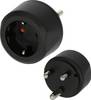 Adapter podróżny Brennenstuhl1508510, gniazdo australijskie/chińskie, czarny