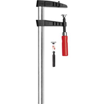 Ścisk śrubowy z żeliwa ciągliwego TGK 1500/120 Bessey TGK150 Maksymalna szerokość mocowania:1500 mm Posuw:120 mm
