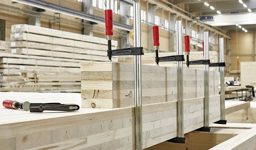 Гвинтовий зажим із ковкого чавуну TKPN 600/120 Bessey TKPN60BE Максимальна ширина затиску: 600 мм Подача: 120 мм Bessey TKPN60BE М