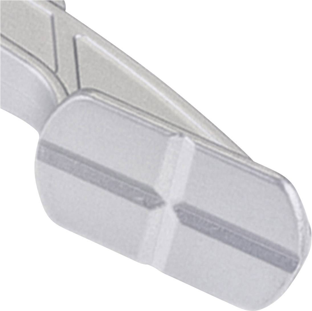 Srebrny element metalowy z grawerunkiem krzyża na powierzchni, zdjęcie szczegółowe bez rozpoznawalnej funkcji lub kontekstu.