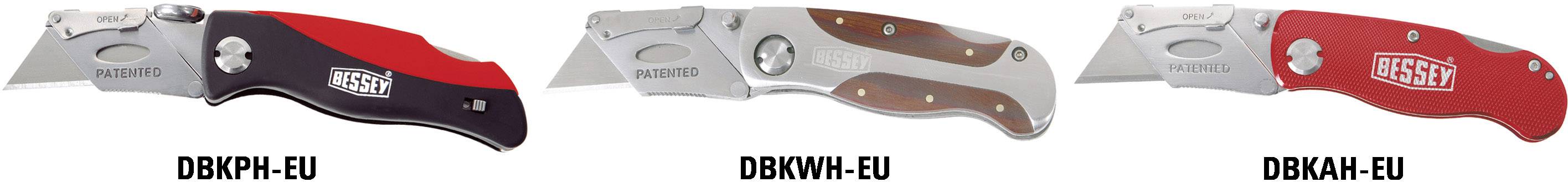 Складаний ніж з алюмінієвою ручкою Bessey DBKAH-EU 1 шт.