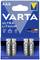 AAA VARTA Ultra Lithium Baterie w niebieskim opakowaniu z napisem 'Eksperci od Baterii od 1887 roku'. Odpowiednie do aparatów fotograficznych i urządzeń mobilnych.