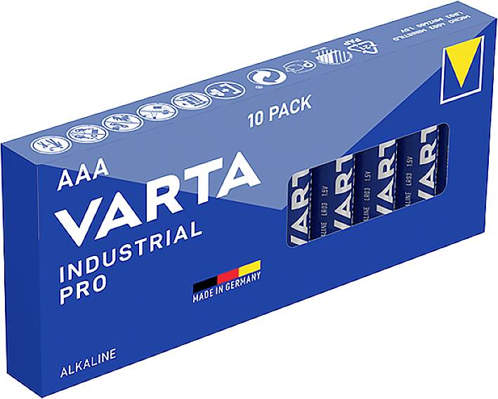 Батарейка AAA/R03 Varta Varta Cons.Varta 04003211111, 1,5 В, лужно-марганцева, 10 шт.