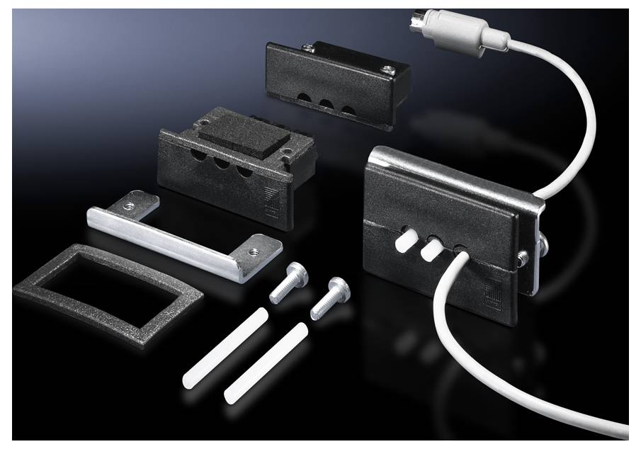 Rittal SZ 2400.500 3 x Максимальний монтажний діаметр 6 мм пластик чорний (ral 9005) 5 шт.