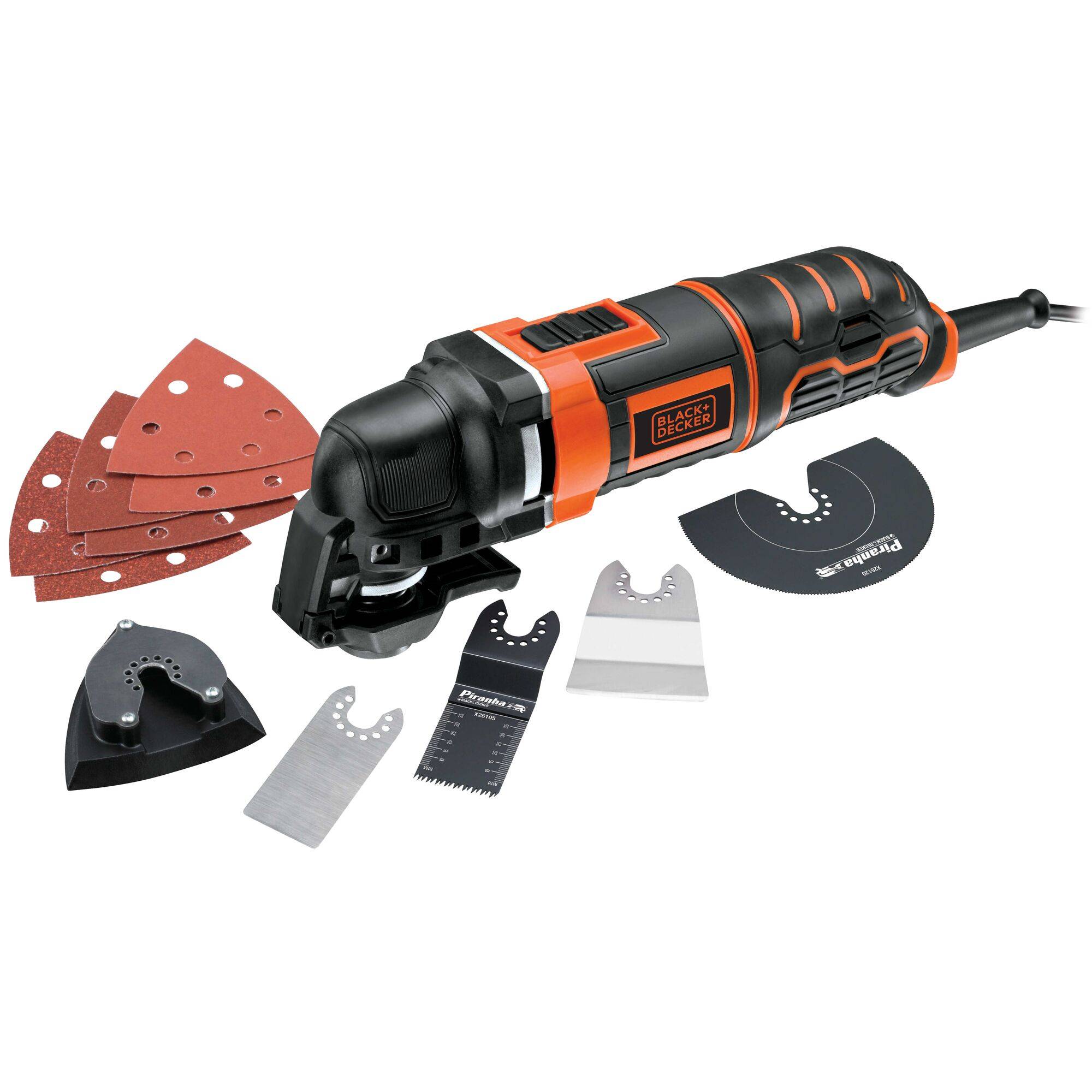 Мультиінструмент Black & Decker MT300KA MT300KA-QS з аксесуарами, вкл. кейс 13 предм. 300 Вт