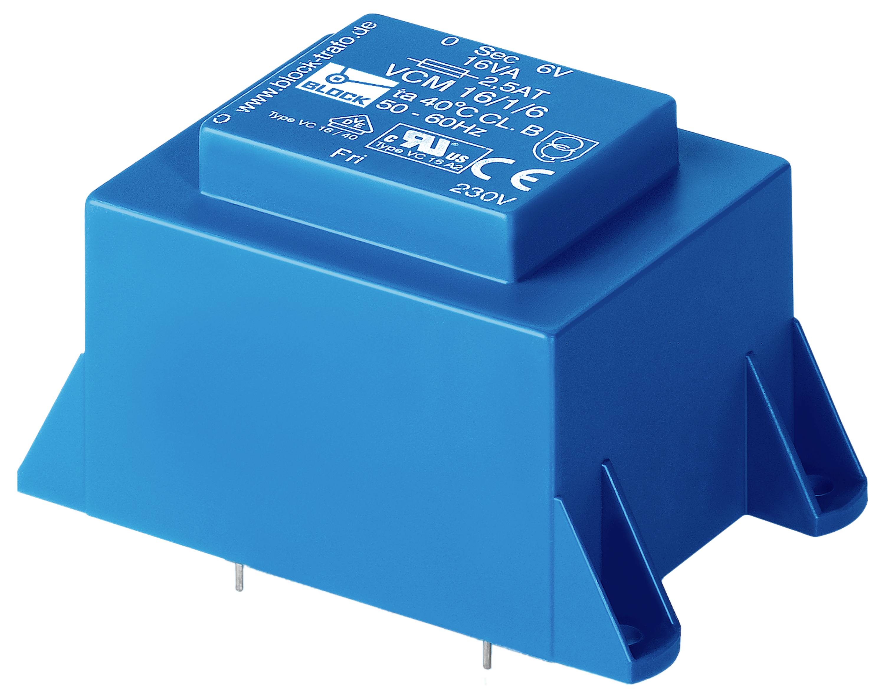 Трансформатор для друкованої плати Блок VCM 16/1/18