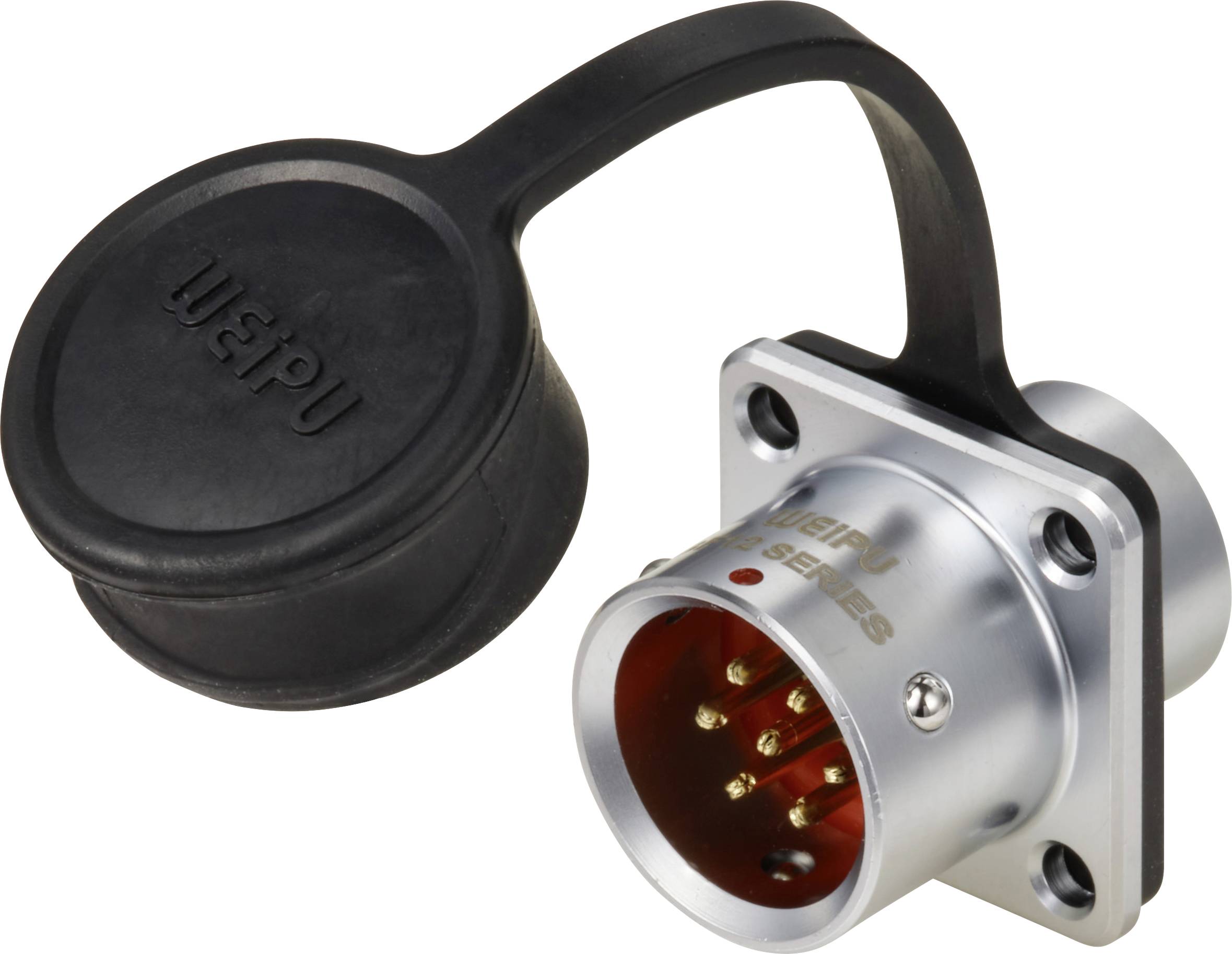 Круглый штекерный разъем Weipu SF1213/P7 с 7 контактами, 125 В/переменного тока, степень защиты IP67, для пайки.