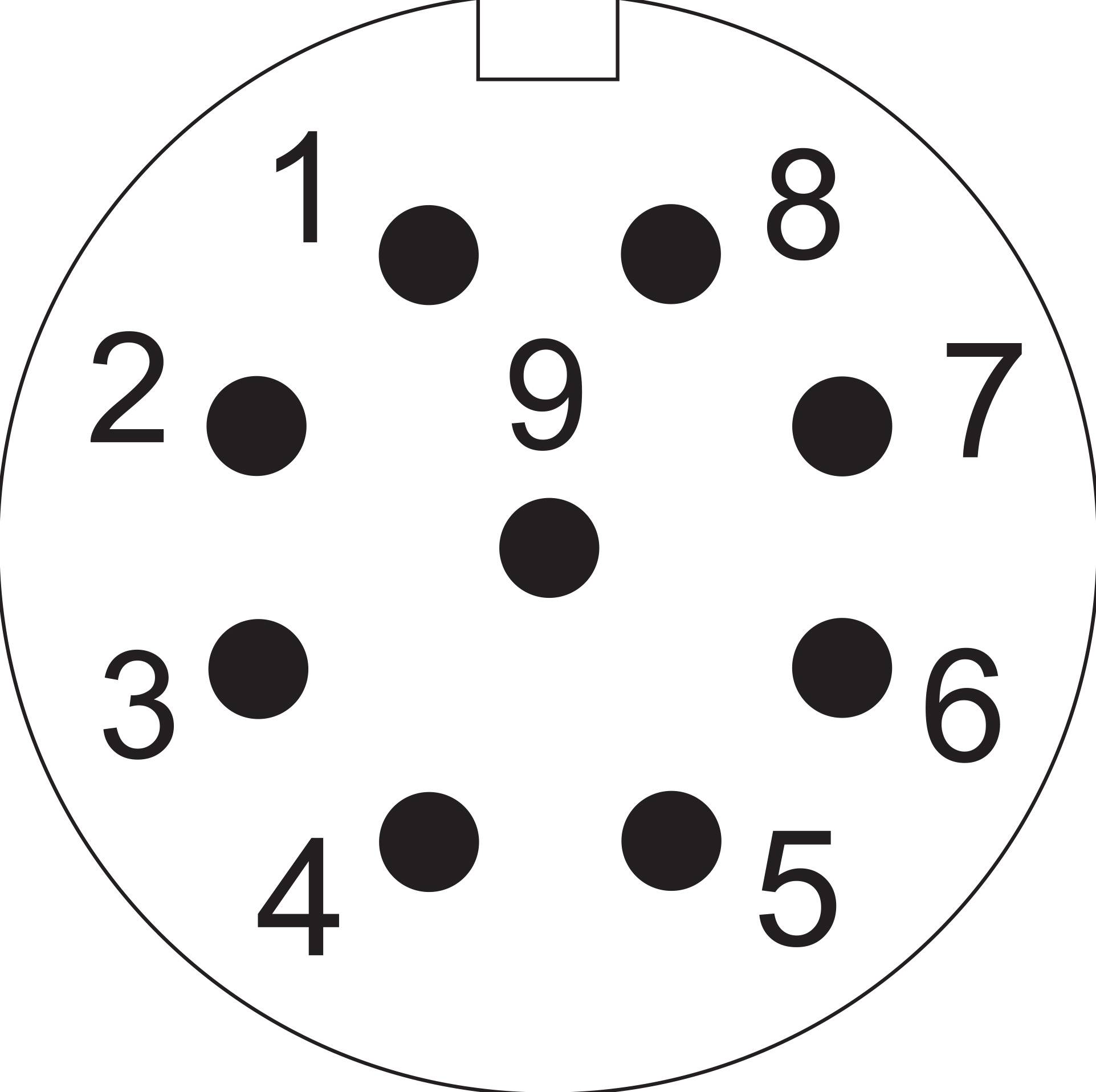 Złącze okrągłe żeńskie push-pull Weipu SF1213/S9, 9 pin, 125 V/AC, IP67, do lutowania-3