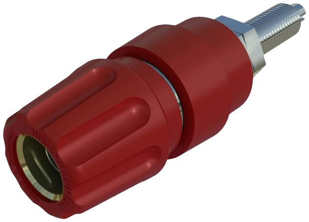 Полюсна клема червона 63 A Hirschmann Test & Measurement PKNI 20 B 1 шт.