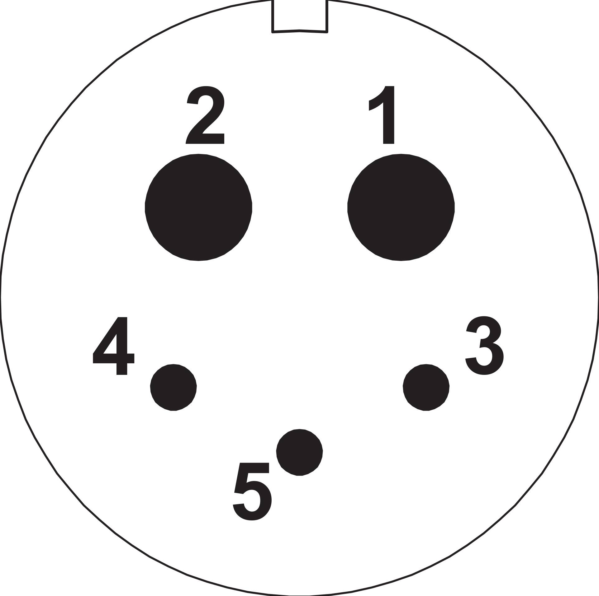 Złącze IP68 seria SP21 Weipu SP2113 / P 5B, 1 szt.-3