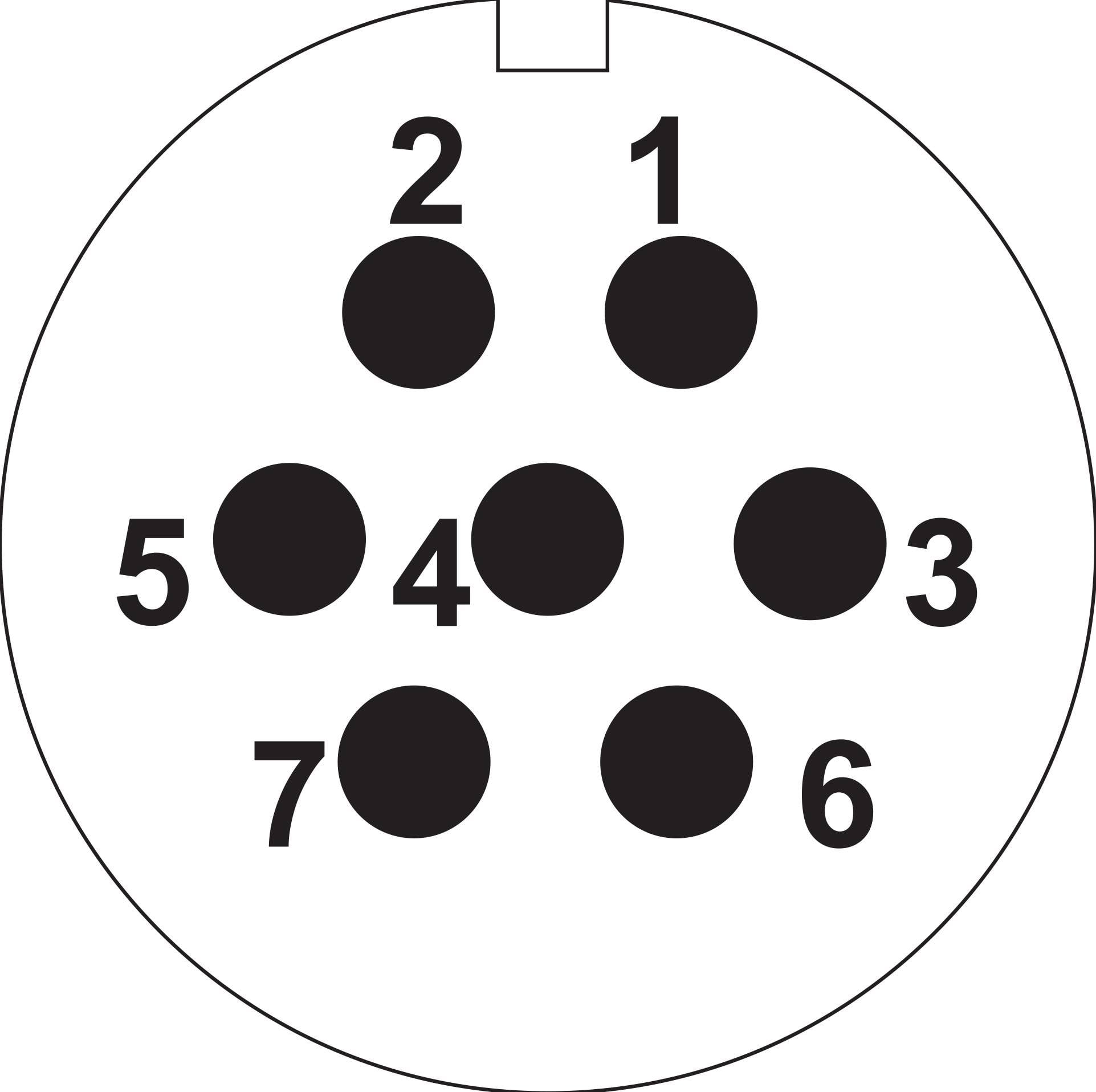 Złącze IP68 seria SP21 Weipu SP2113 / P 7, 1 szt.-3
