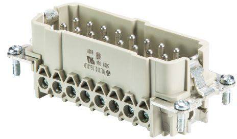 Штифтова вставка для промислового роз'єму Wieland 99.706.6046.6 16-контактний + PE
