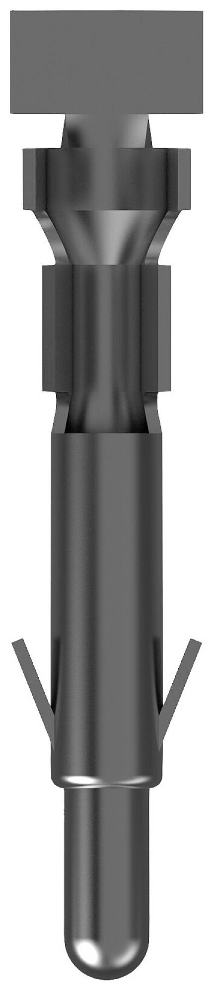 Przedstawienie metalowego kołka z rozkładanymi skrzydełkami, rozwidlonym u góry. Odpowiedni do mocowania w pustych przestrzeniach lub stałych materiałach.