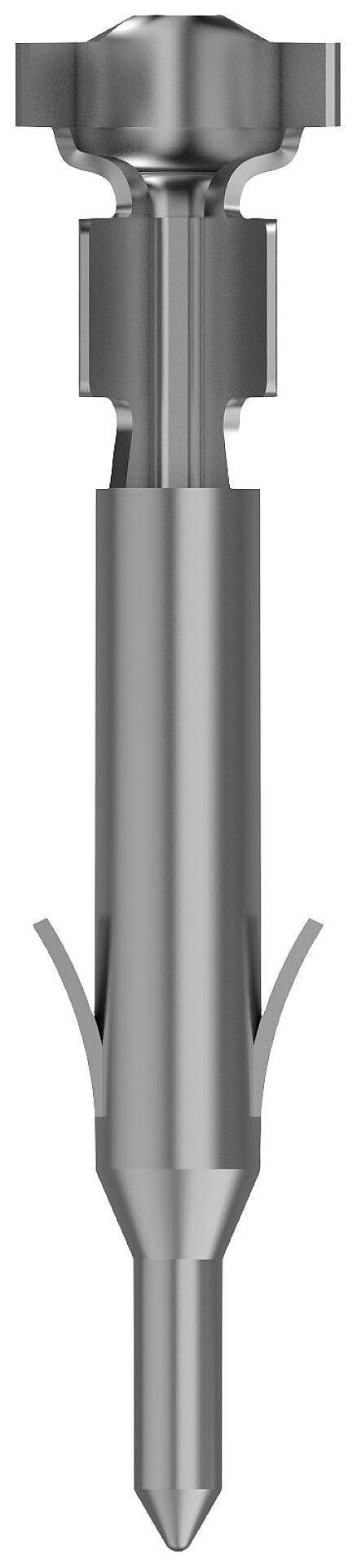 Metalowy kołek rozporowy w zbliżeniu, ukazujący szczegóły struktury i budowy, odpowiedni do zastosowań budowlanych.