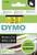 Opakowanie etykiet 'DYMO' z tekstem 'Etykieta Standardowa' oraz 'Wyprodukowane w Europie'. Wymiary: 19 mm x 7 m. Kolory: Czarny na żółtym. 80% materiału z recyklingu.