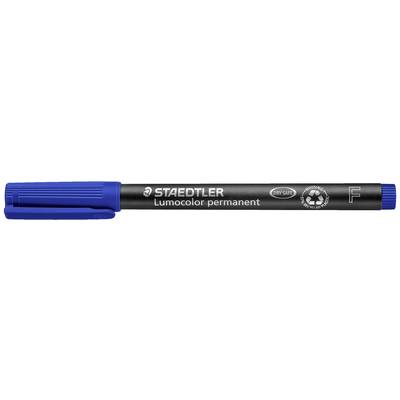 Staedtler Lumocolor permanent F DRY SAFE 318-3 Marker permanentny niebieski Wodoodporny: Tak