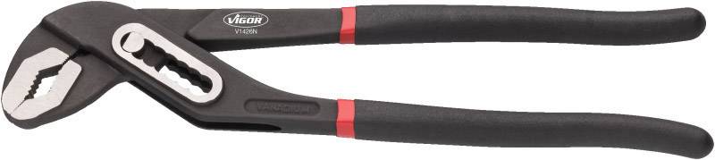 Szczypce nastawne do wody z gumowanymi uchwytami i regulowaną głowicą, odpowiednie do różnych prac w warsztacie lub w domu.