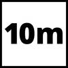 Liczba '10m' w czarnym kolorze na białym tle.