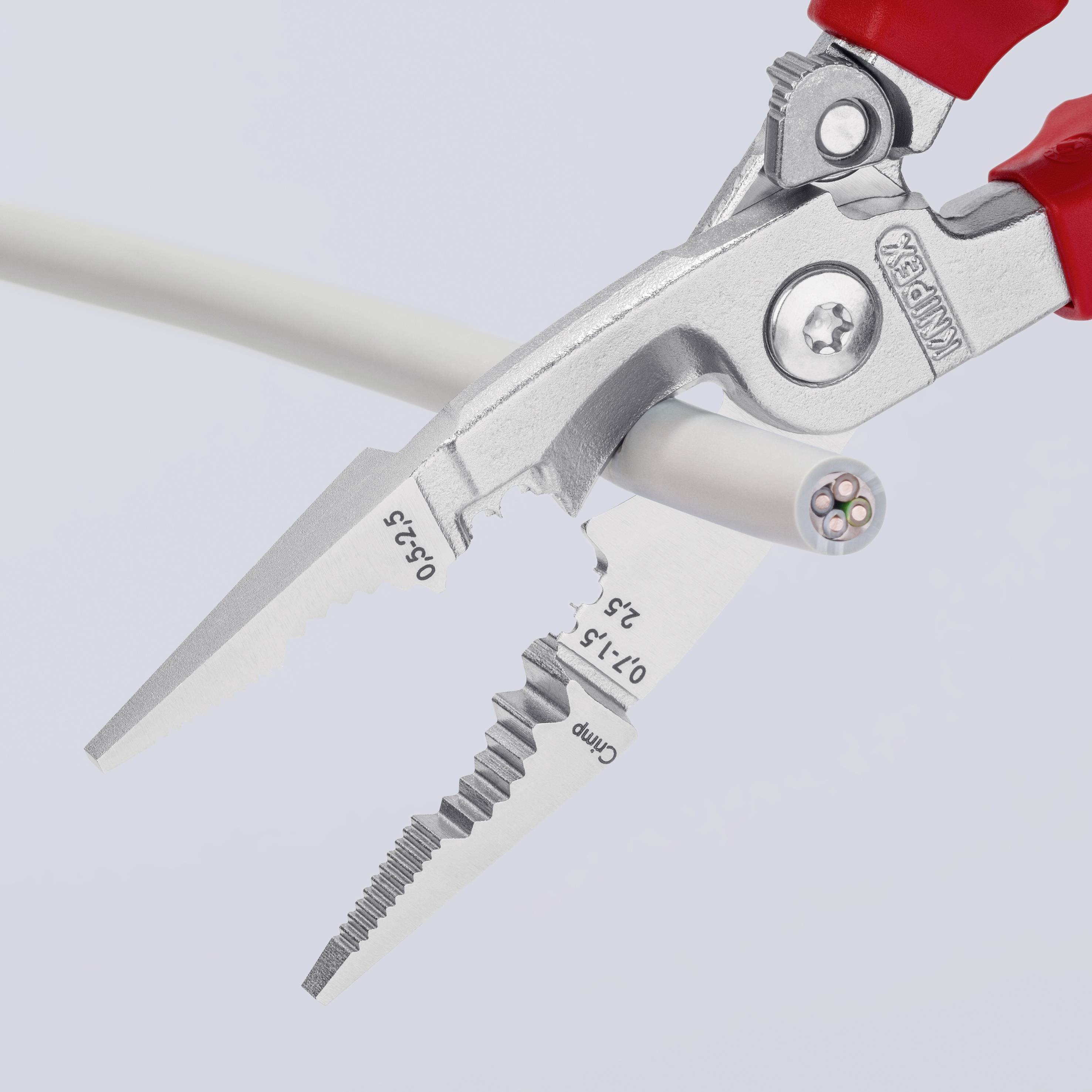 Багатофункціональні плоскогубці Knipex 1396200 13 96 200 50 мм² (макс.) 0 awg (макс.) 15 мм (макс.)