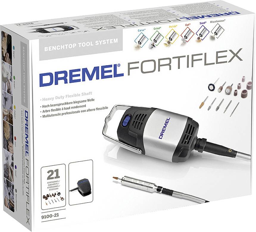 Міні-шліфувальна машина Dremel 9100-21 F0139100JA, набір аксесуарів