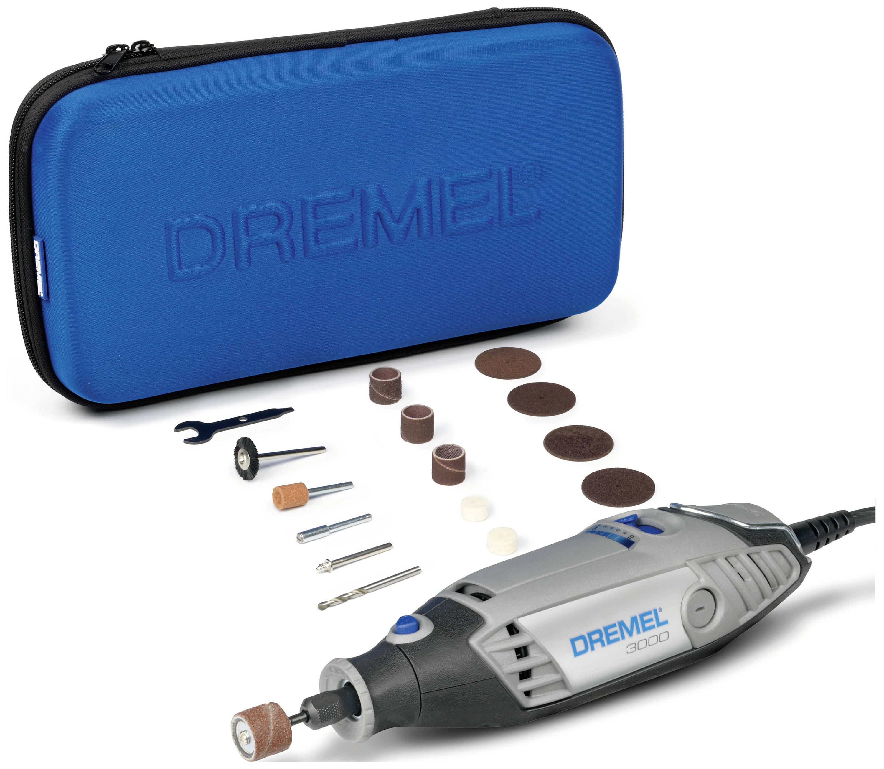 Міні-шліфувальна машина Dremel 3000-15 F0133000JA, 130 Вт, набір з 15 аксесуарів