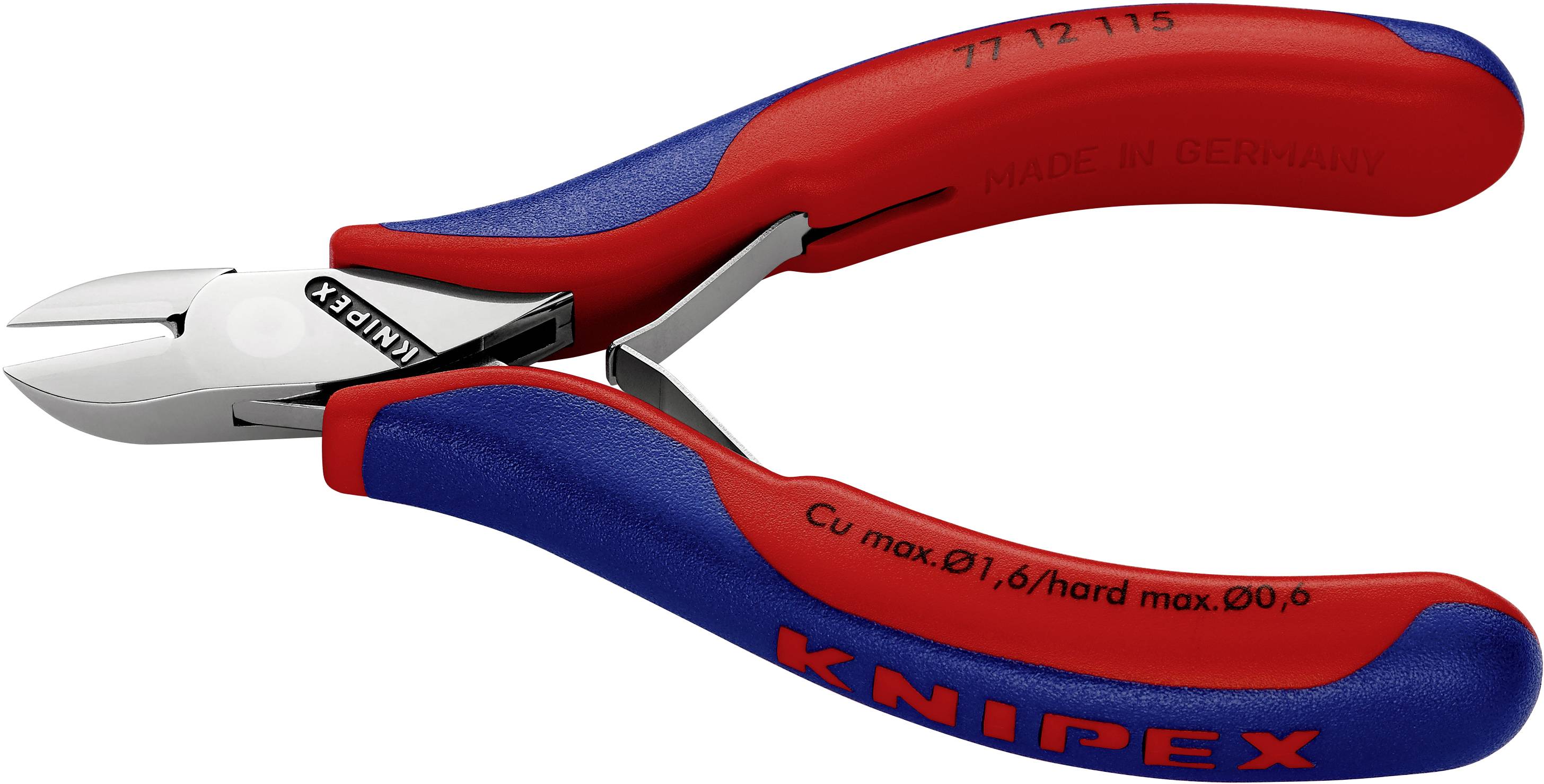 Бокогубці Knipex 77 12 115 77 12 115, 115 мм, 62 HRC, для електроніки та механіки
