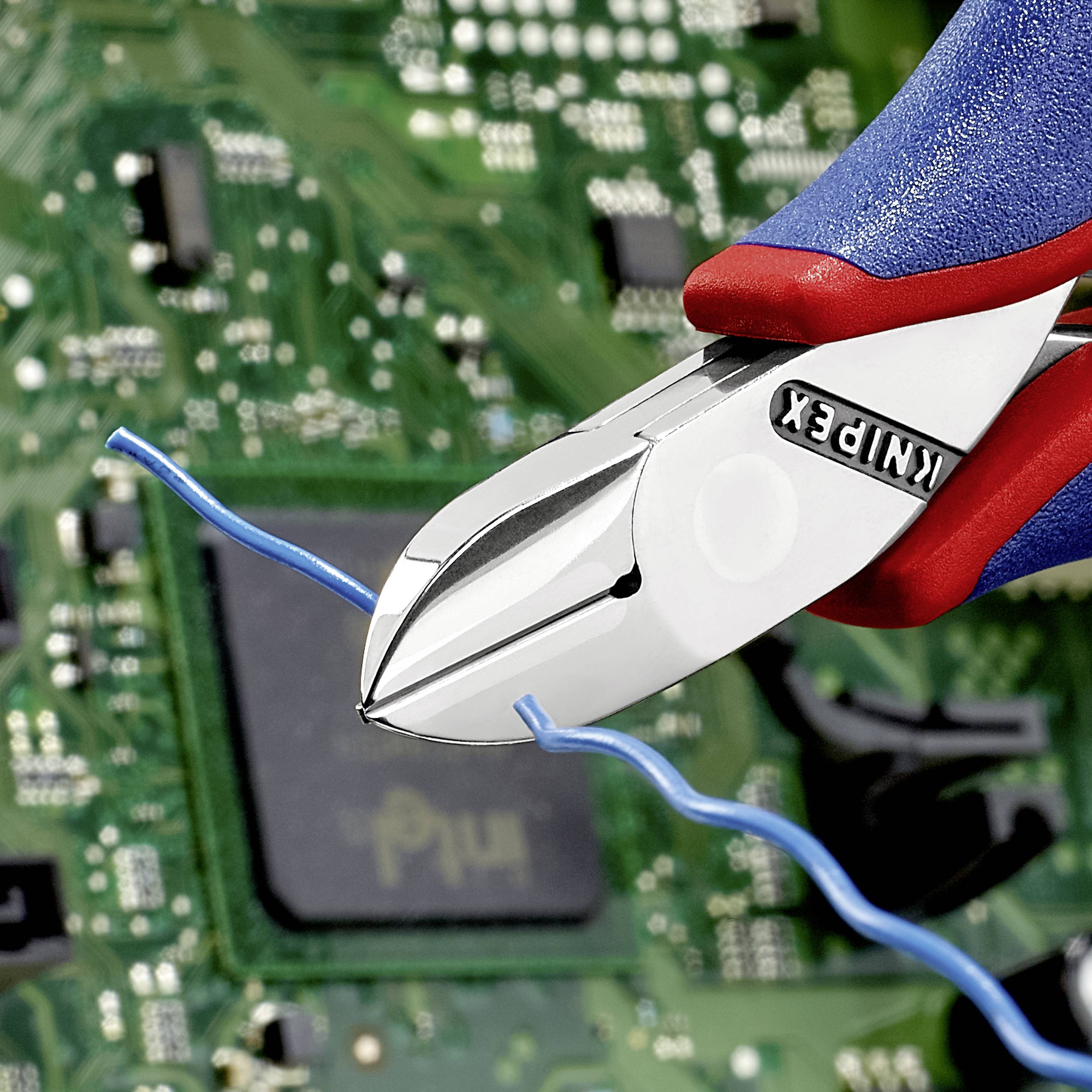 Бокогубці Knipex 77 12 115 77 12 115, 115 мм, 62 HRC, для електроніки та механіки